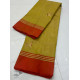 online Handwoven Silk - Chanderi Saree With Nandi Motif