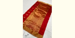 Padmapriya | Handwoven Silk - Chanderi Saree With Golden Butta & Border