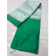 online Handwoven Silk - Chanderi green Border Saree