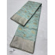 online Handwoven Silk - Chanderi Silver Border Saree