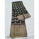 online Handwoven Silk - Chanderi Leaf Motif Saree