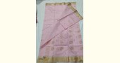 online Chanderi Silk Handwoven Saree - Light Pink with Golden Butta