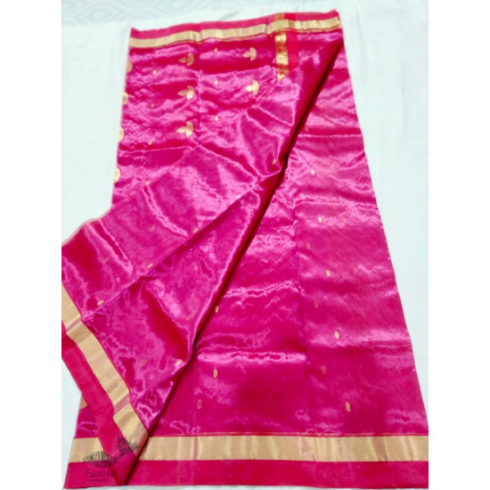 online Chanderi Silk Handwoven Saree -