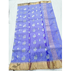 Padmapriya | Chanderi Silk Handwoven Saree - Purple