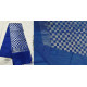 online Chanderi Silk Handwoven Saree - Blue Silver Checks Pallu