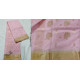 online Chanderi Silk Handwoven Saree - Light Pink with Golden Butta