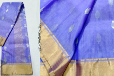 Padmapriya | Chanderi Silk Handwoven Saree - Purple