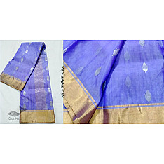 Padmapriya | Chanderi Silk Handwoven Saree - Purple
