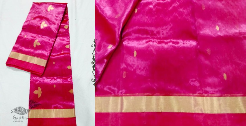 online Chanderi Silk Handwoven Saree -