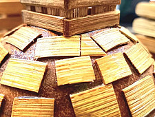 Handmade From Bamboo | Miniature Sanchi Stupa