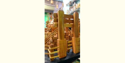 Handmade From Bamboo | Miniature Sanchi Stupa