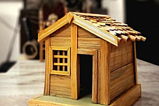 Handmade From Bamboo | Miniature Hut House