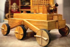 Handmade From Bamboo | Miniature Toy (Chandrayan Model)