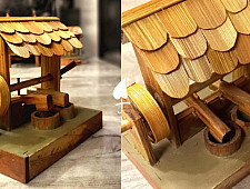Handmade From Bamboo | Miniature Grinder Toy