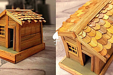 Handmade From Bamboo | Miniature Hut House