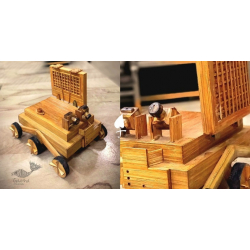 Handmade From Bamboo | Miniature Toy (Chandrayan Model)