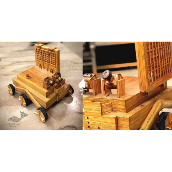 shop Handmade From Bamboo - Miniature Toy (Chandrayan Model