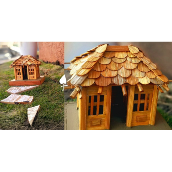 shop Handmade From Bamboo - Miniature Tribal Hut