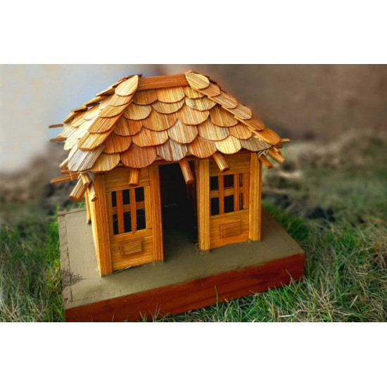 shop Handmade From Bamboo - Miniature Tribal Hut