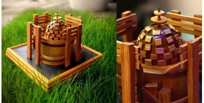 Handmade From Bamboo ~ Miniature Sanchi Stupa