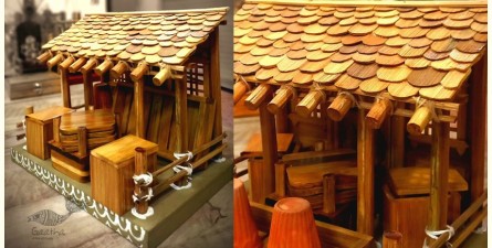 Handmade From Bamboo ~  Tribal House Set  / Gift Hamper
