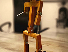 Handmade From Bamboo | Bamboo Robotic Table Lamp