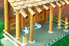 Handmade From Bamboo | Miniature Tribal Warli Hut