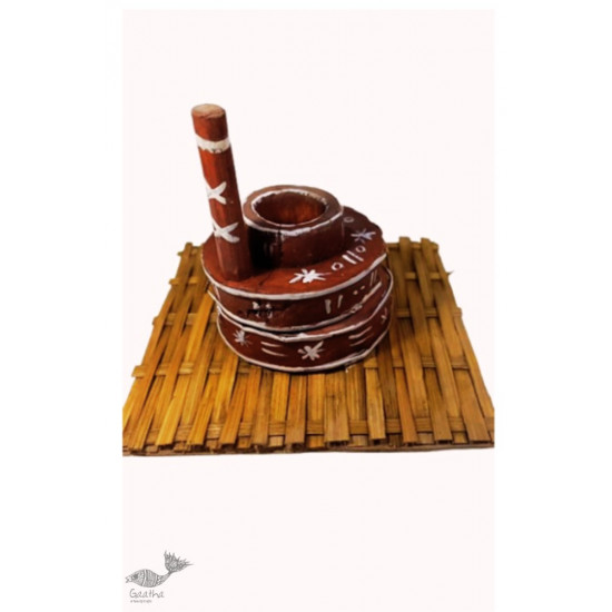 shop handmade bamboo -Miniature Chakki