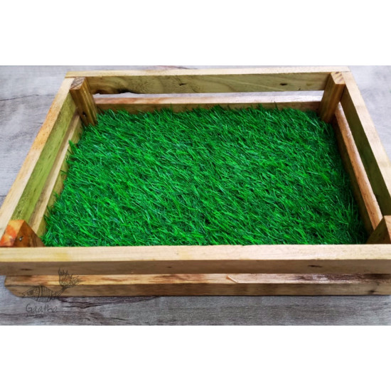 shop handmade bamboo   Grass Base Tray 