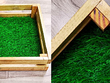 Handmade From Bamboo -  Grass Base Tray 