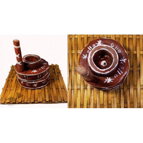 shop handmade bamboo -Miniature Chakki