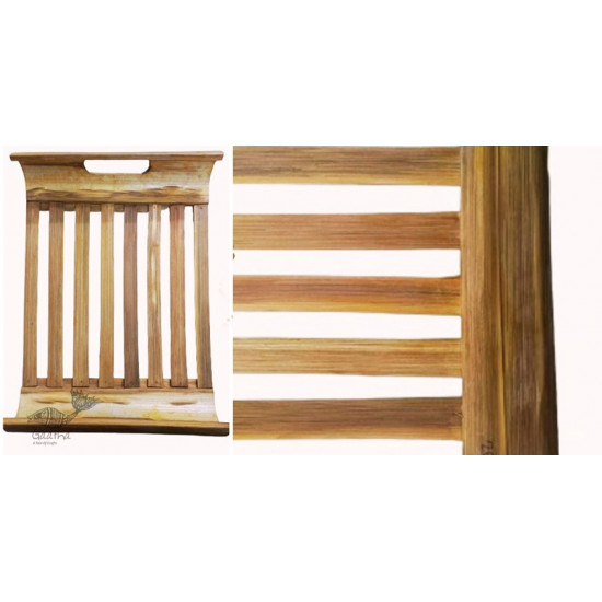 shop handmade bamboo Strip Serving Tray 