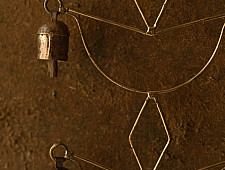 Jingles & Carrolls ~ Kutch Hanging Metal Bell - Diya