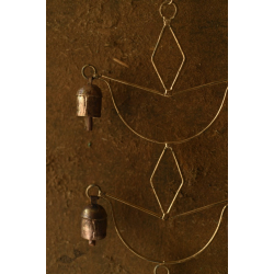 Jingles & Carrolls ~ Kutch Hanging Metal Bell - Diya