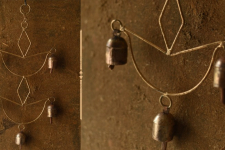 Jingles & Carrolls ~ Kutch Hanging Metal Bell - Diya