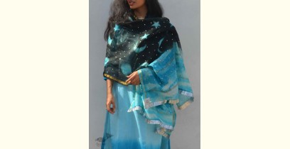 Gulshan ✿ Georgette Clamp Dyed & Hand Embroidered Dupatta ✿ 3
