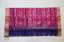 Satyawati ⚛ Handloom Chanderi Zari Full Jaal Saree ⚛ 9