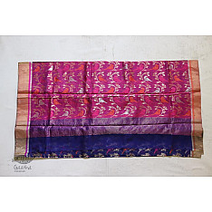Satyawati ⚛ Handloom Chanderi Zari Full Jaal Saree ⚛ 9