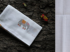 Nisarg . निसर्ग ☙ Cotton Stole (Printed) ☙ 28