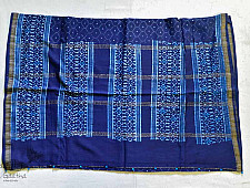 पलक ⚛ Dabu Printed . Embroidered Maheshwari  Saree ⚛ 11