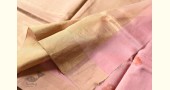 Handloom Printed Chanderi Saree - Pink Lotus Printed