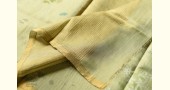 Handloom Chanderi Tissue Silk Saree - Light Green
