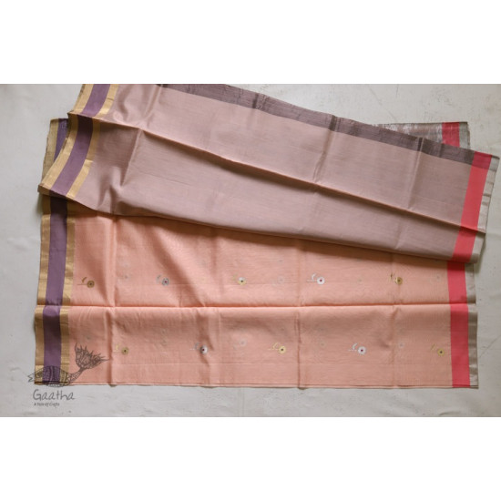 Manjula - Handloom Chanderi Boota Saree - 17