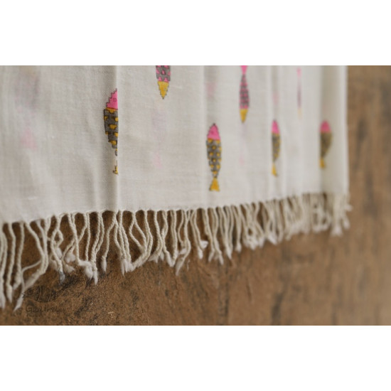 Izhaar | इज़हार ☙ Angora Woolen Printed Stole ☙ 4