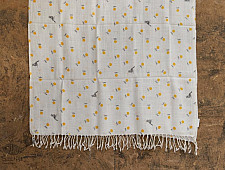 Izhaar | इज़हार ☙ Angora Woolen Printed Stole ☙ 8