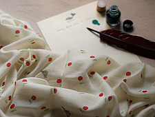 Izhaar | इज़हार ☙ Angora Woolen Printed Stole ☙ 7