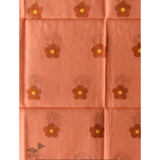 shop Chanderi Woven Boota Dupatta - Flower Motif