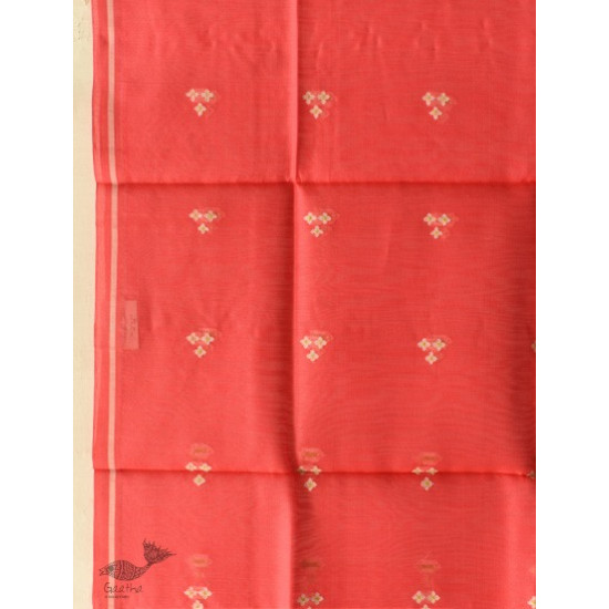 shop Chanderi Woven Boota Red Dupatta