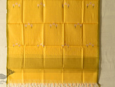 Maalti . मालती | Chanderi Woven Boota Dupatta - Yellow