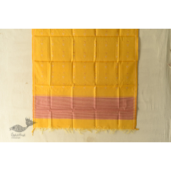 Maalti . मालती | Chanderi Woven Boota - Zari Daaman Dupatta 